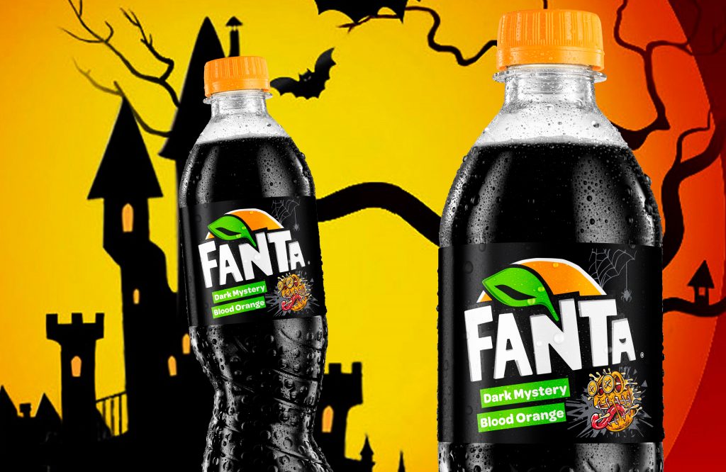 Fanta Dark Mystery Blood Orange, släpps lagom till Halloween